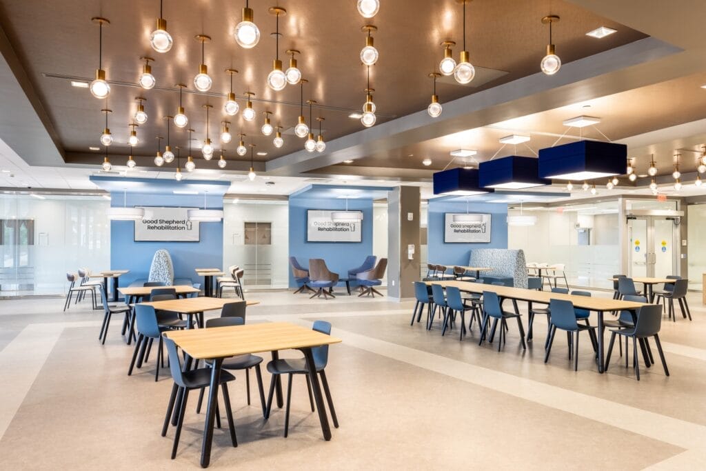 The Bistro inside Good Shepherd Rehabilitation Hospital